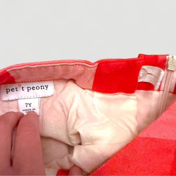 Petit Peony 2-Piece Girls Outfit | Kara Quilted Cream Top 8Y–9Y + Skirt 7Y - Picture 5 of 9